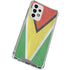 Guyana Flag Distressed Galaxy A53 5G Clear Case